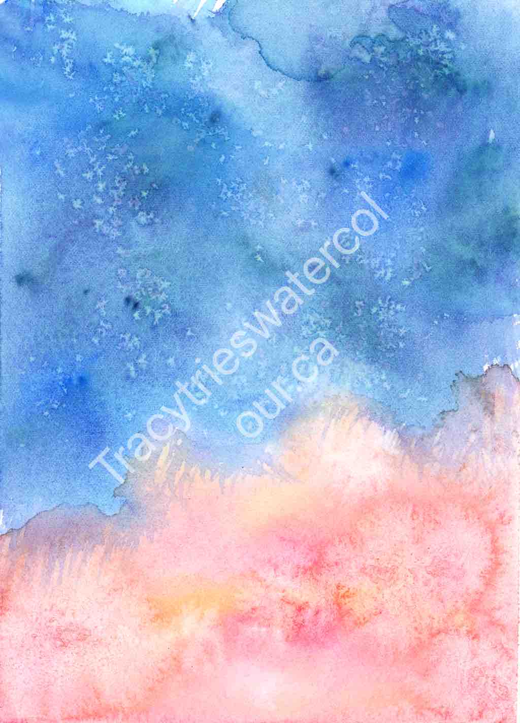 Original abstract watercolour painting by Tracy Green