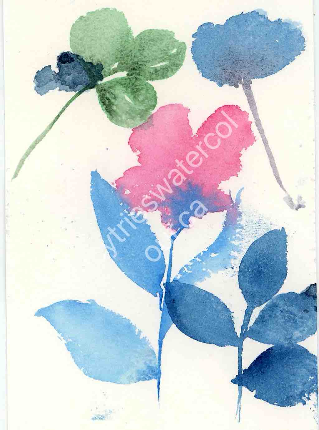 Fan favourite original floral watercolour painting by Tracy Green