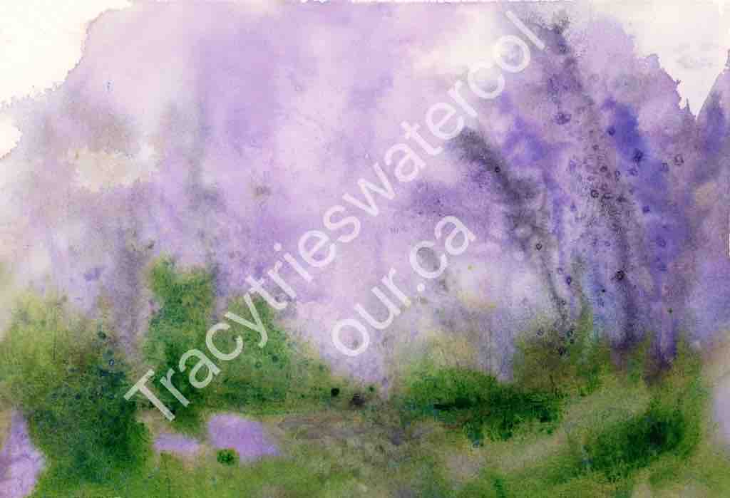 Fan favourite original landscape watercolour painting by Tracy Green