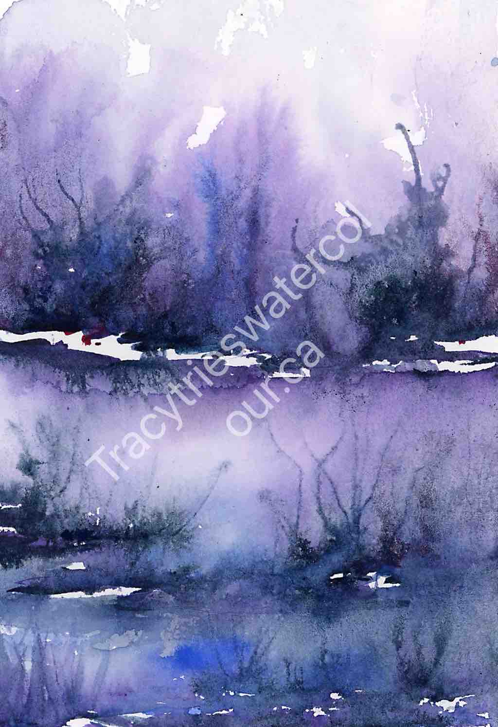 Original landscape watercolour painting by Tracy Green