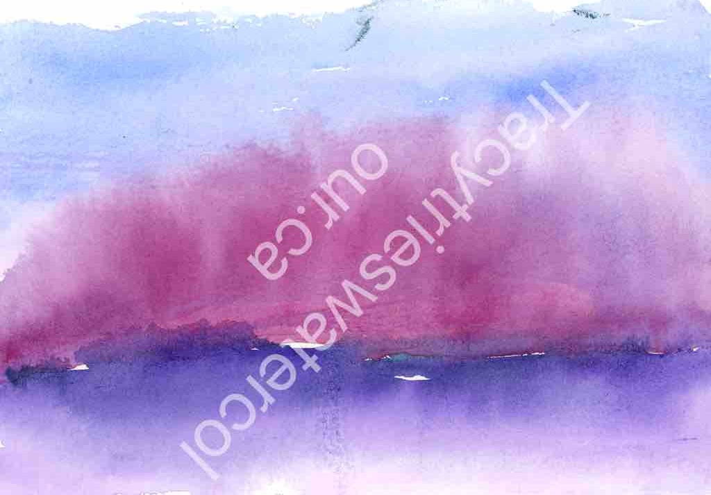 Original landscape watercolour painting by Tracy Green