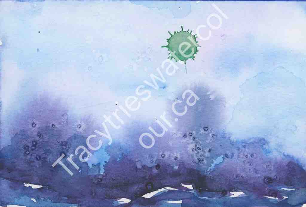 Original landscape watercolour painting by Tracy Green
